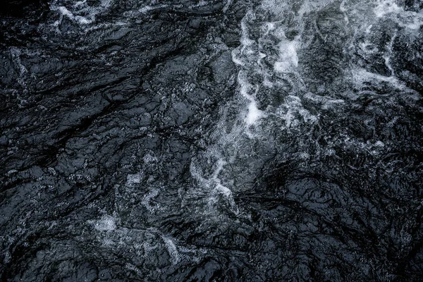 Rezumat Albastru Închis Cascada Val Apă Fundal Textura — Fotografie, imagine de stoc