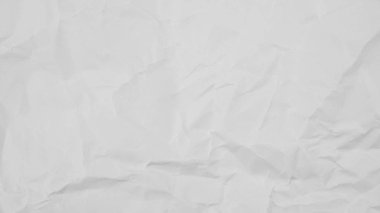 Beyaz buruşmuş kağıt doku arkaplanı