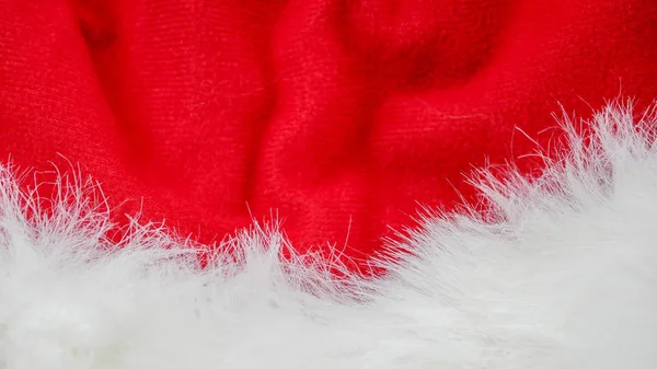 赤と白のファブリッククリスマスの背景、赤の布とソフトwh — ストック写真