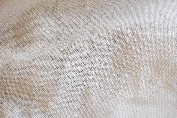 Bílá kalico tkanina tkanina pozadí textura — Stock fotografie