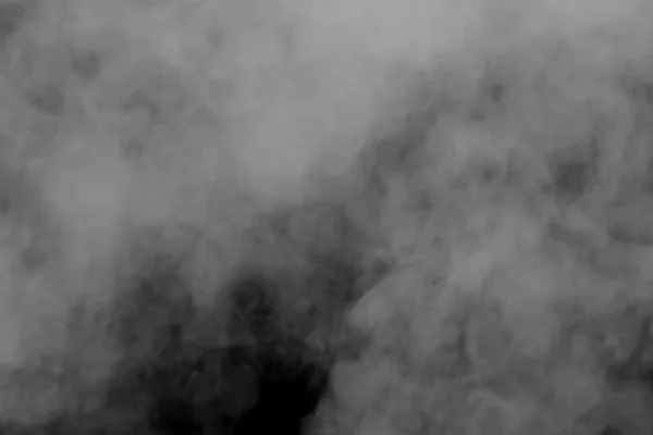 Abstraktní pozadí kouřové křivek a vlny na černém pozadí — Stock fotografie