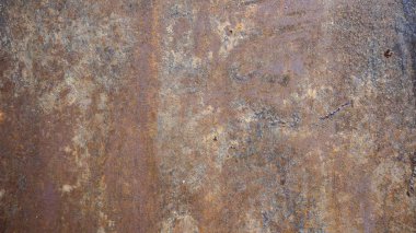 İç dekorasyon ve endüstriyel yapı tasarımı için grunge paslı metal dokusu arka planı