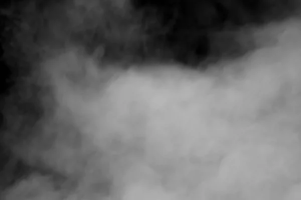 Resumo fundo curvas de fumaça e onda sobre fundo preto — Fotografia de Stock