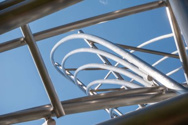 Soyut arkaplan mimari çizgileri. modern mimari deta