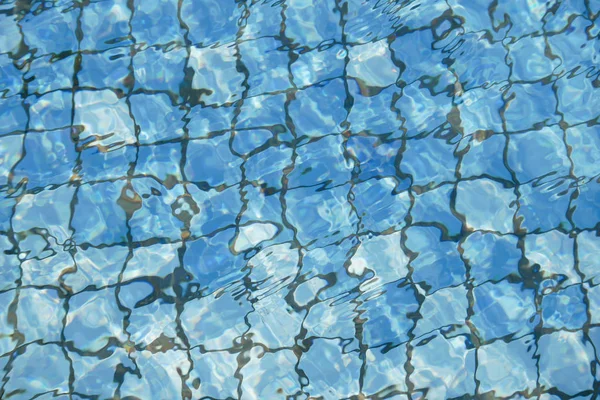 Swimming pool bottom ripple Texture background — Stock Photo, Image