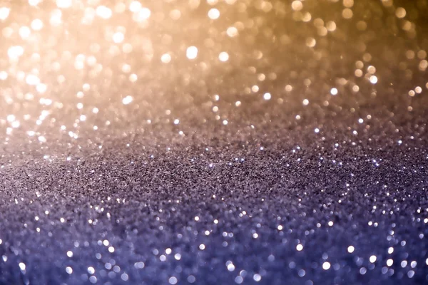 Azul Amarelo Natal Bokeh Fundo Textura Abstrato Luz Brilhante Estrelas — Fotografia de Stock