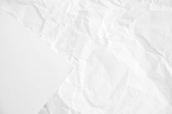 White creased paper texture background