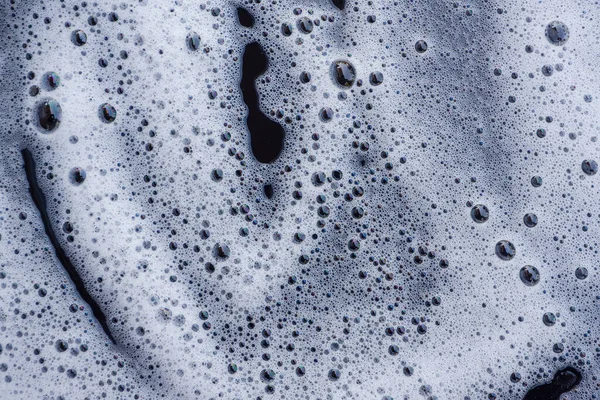 Абстрактном Фоне Текстура Белой Мыльной Пены Пена Шампуня Пузырьками — стоковое фото