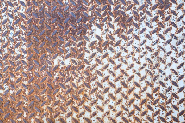 Grunge Rost Diamantplatte Metall Textur Hintergrund — Stockfoto