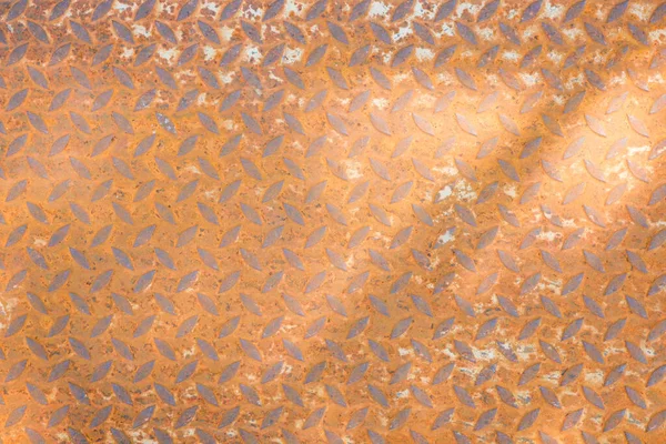 Grunge Rost Diamantplatte Metall Textur Hintergrund — Stockfoto