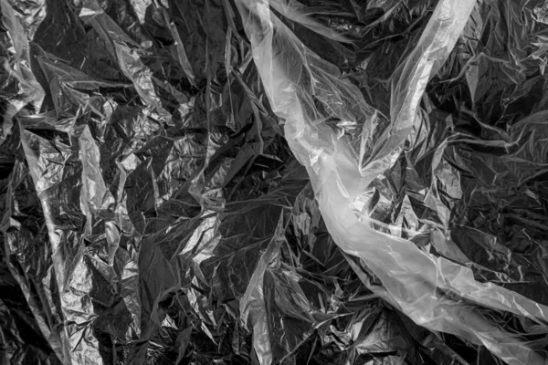 Plastic Bag Tekstury Tła Folii Tworzywa Sztucznego Tła — Zdjęcie stockowe