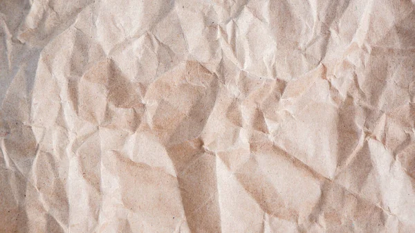 Háttér Régi Barna Gyűrött Papír Textúra — Stock Fotó