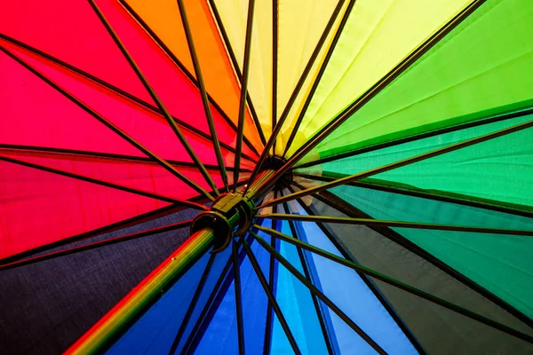 Renkli Şemsiyenin Arkaplan Kumaşı — Stok fotoğraf