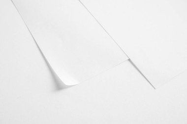 tasarım için beyaz kağıt tabaka arkaplan dokusu