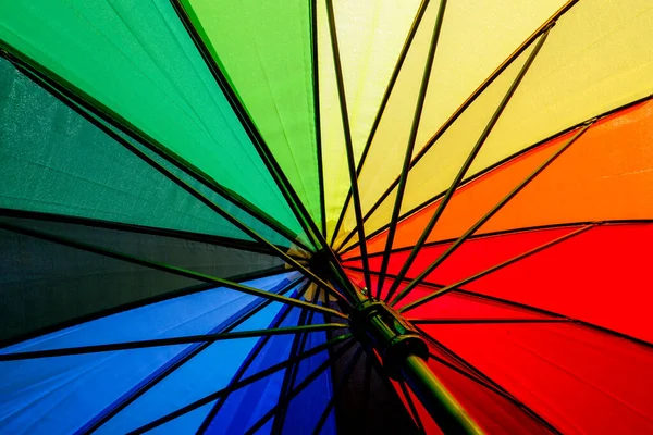 Renkli Şemsiyenin Arkaplan Kumaşı — Stok fotoğraf