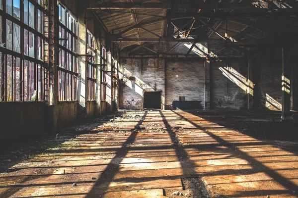 Empty Old Broken Factory