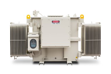 1500 kVA N2 gas sealed radiator fin type transformer clipart