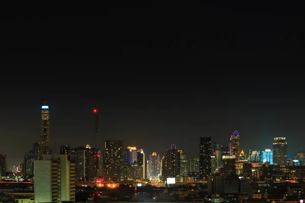 Bangkok city på natten — Stockfoto
