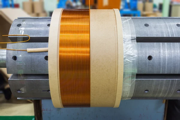 Transformer coil under production — Stock Photo, Image