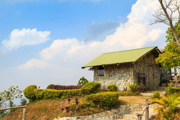 Logi hus på Khun Sathan National Park — Stockfoto