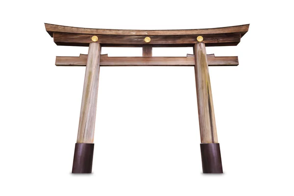 Porta torii in legno non verniciato — Foto Stock