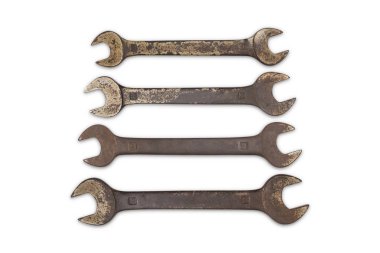 Eski ve pis somun anahtarları