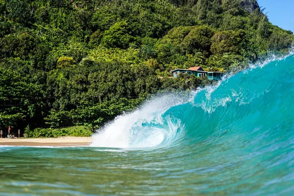 Хвиля Фотографії Зроблені Каліфорнії Гаваї — стокове фото