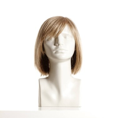 Beyaz peruk ile manken kadın baş