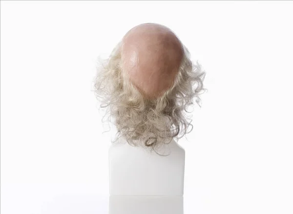 Mannequin Male Head with Bald Wig — Stock Photo, Image