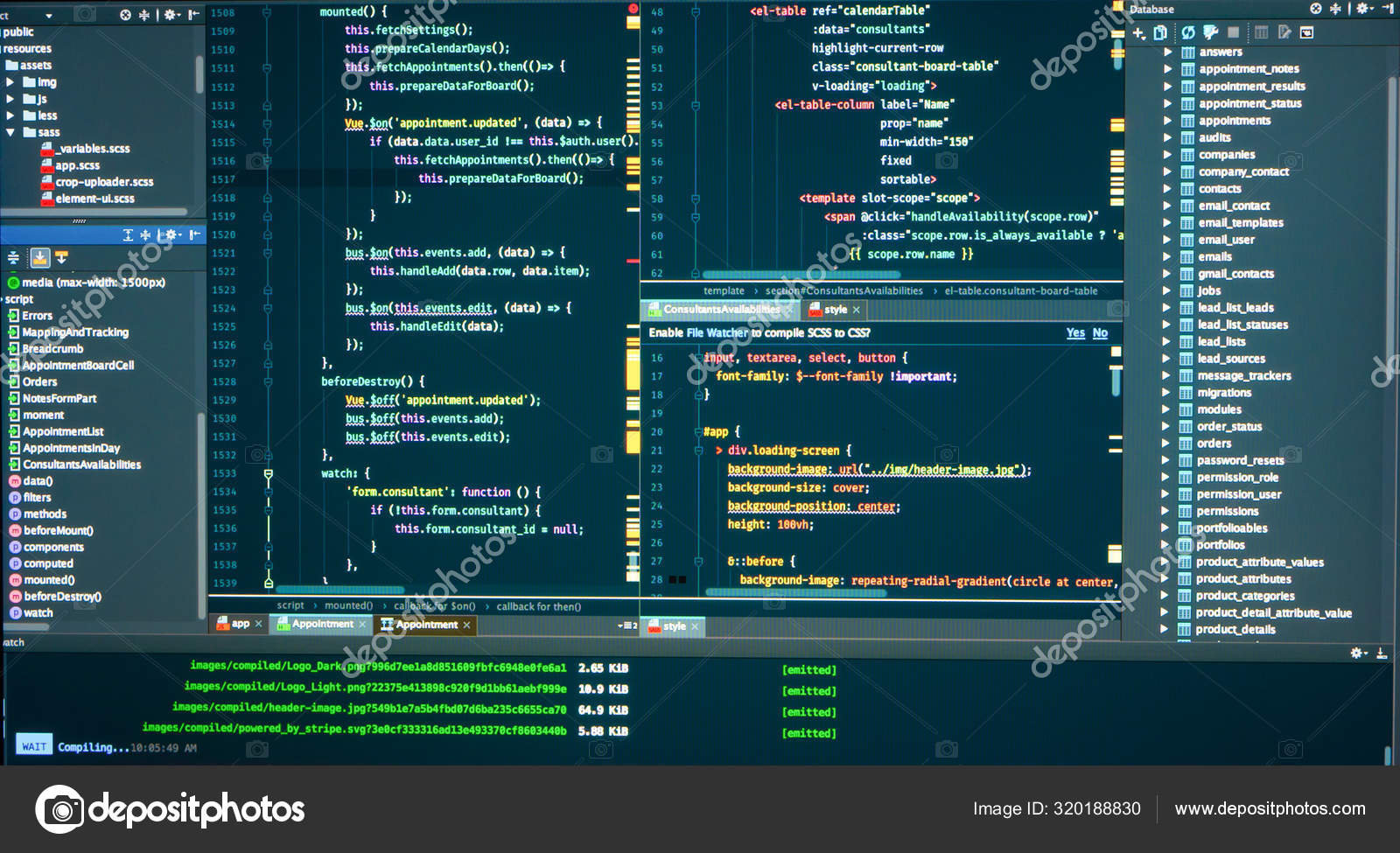 Imágenes de Backend developer background libres de derechos | DepositPhotos, image size:1600x975