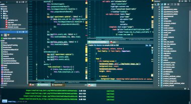 Veritabanı yapısı, kod yapısı, concole, loglar, ön uç, işaretleme, uygulama geliştirme için Javascript kaynak kodu. Programcı iş akışı