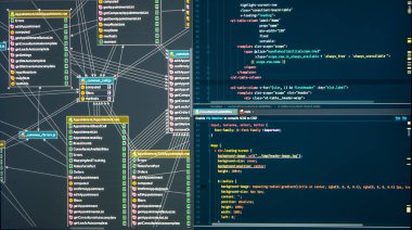 Sunucu tarafındaki Mysql veritabanındaki tablolar arasındaki ilişkiler. İlişki veritabanı, Css ve markup ayrımı ekranda