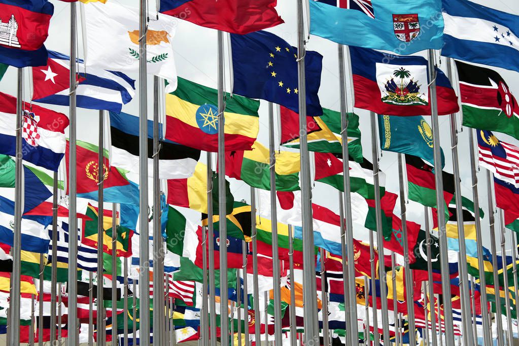 Set of International Flags