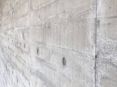 Ahşap tahta dokusu ile beton duvar