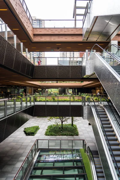 Shanghai China Noviembre 2018 Centro Comercial Ruihong Tiandi Patio Exterior —  Fotos de Stock