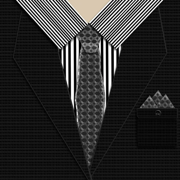 Costume homme et cravate Graphic — Photo