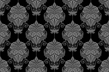 Sorunsuz çiçek arka plan - barok v tarzı duvar kağıdı