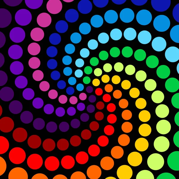 Abstrakter Hintergrund von bunten Kreisen — Stockvektor