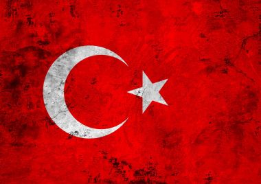 Bayrak Türkiye'nin yakın çekim