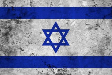 İsrail bayrağı yakın çekim