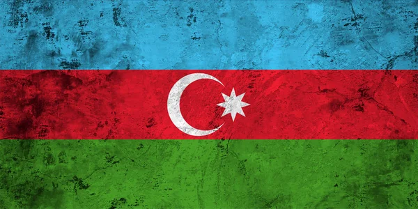 Azerbaycan bayrağı yakın çekim