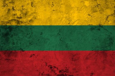 Litvanya bayrağı yakın çekim