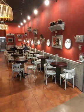 Alışveriş merkezinde iç kafe