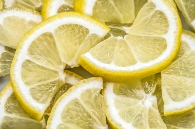 İştah açıcı dilim limon yakın çekim