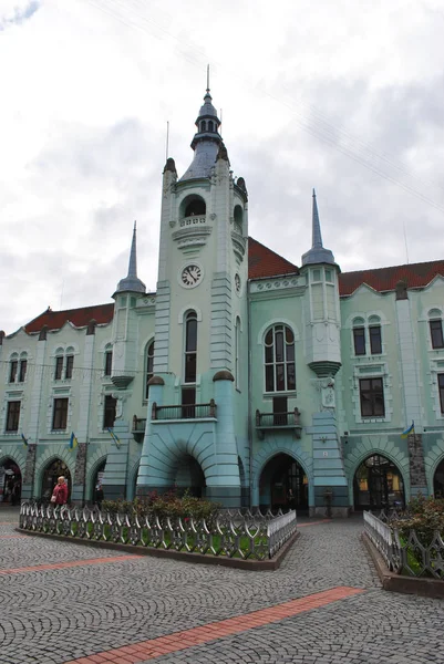 Mukachevo Câmara Municipal Oeste Ucrânia — Fotografia de Stock