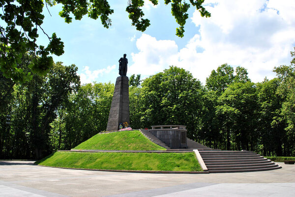 The grave of Taras Shevchenko, Kaniv, Ukraine