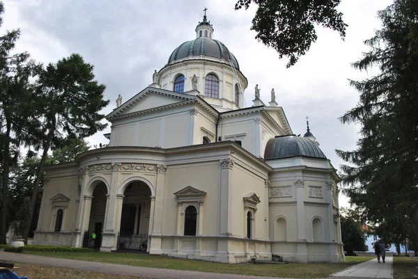 Église Chrétienne Dans Vieille Waarsaw Pologne — Photo