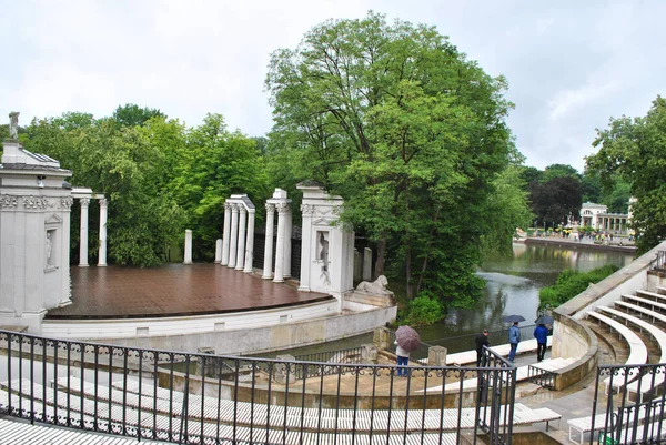 Teatro Baños Reales Varsovia Polonia — Foto de Stock