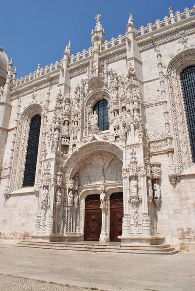 Wejście Średniowiecznego Klasztoru Portugalia — Zdjęcie stockowe