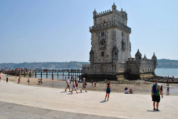 Torre Del Patrimonio Mundial Lisboa Portugal — Foto de Stock